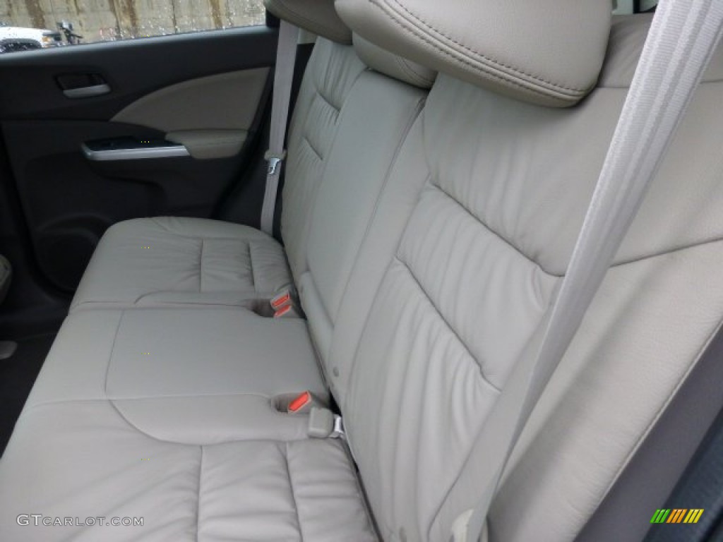 2013 CR-V EX-L AWD - Urban Titanium Metallic / Beige photo #11