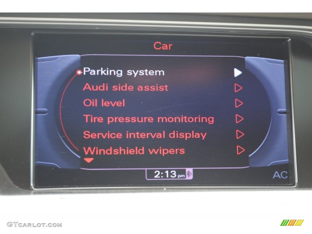 2012 Audi A4 2.0T quattro Sedan Controls Photo #77409558