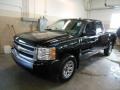 2007 Black Chevrolet Silverado 1500 LS Extended Cab 4x4  photo #3