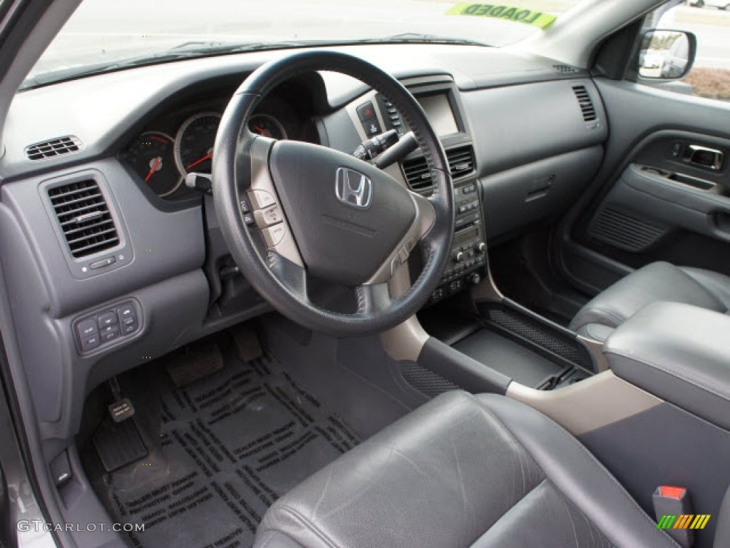 Gray Interior 2008 Honda Pilot EX-L 4WD Photo #77410272