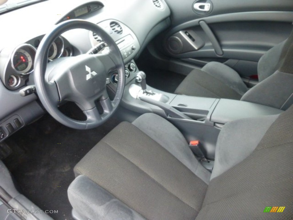Dark Charcoal Interior 2007 Mitsubishi Eclipse GS Coupe Photo #77410944
