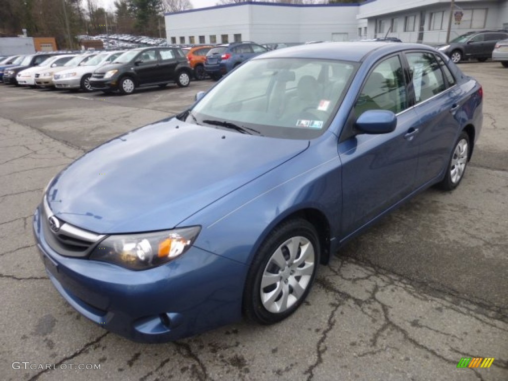 Newport Blue Pearl 2010 Subaru Impreza 2.5i Sedan Exterior Photo #77411063