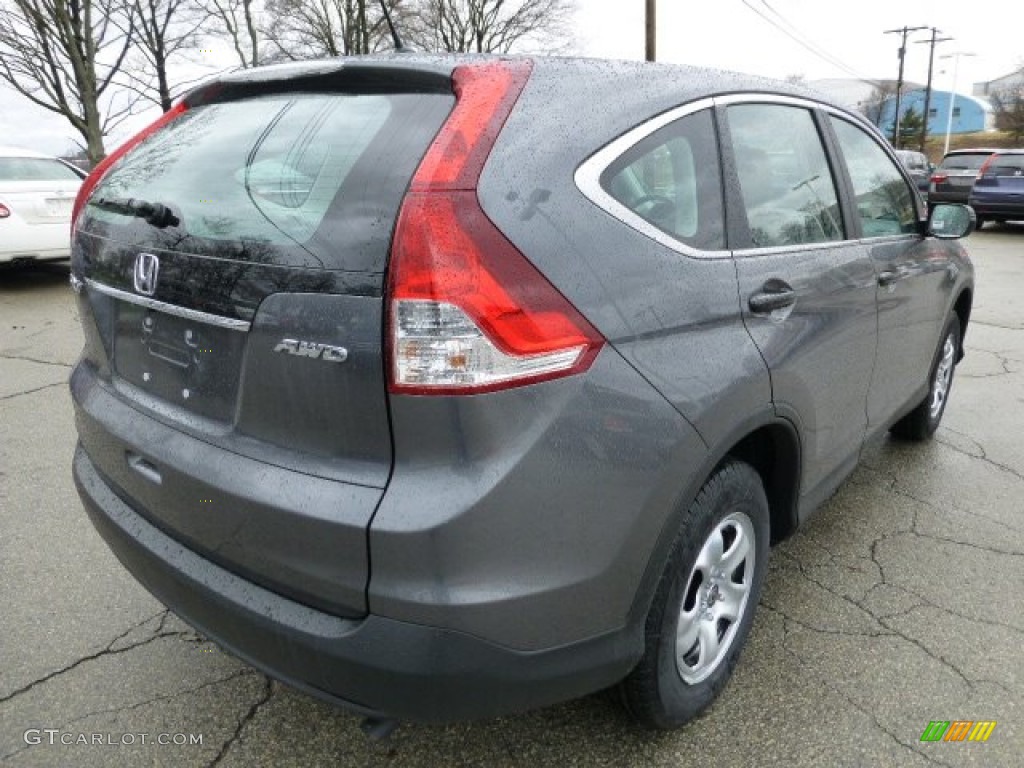 2013 CR-V LX AWD - Polished Metal Metallic / Gray photo #4