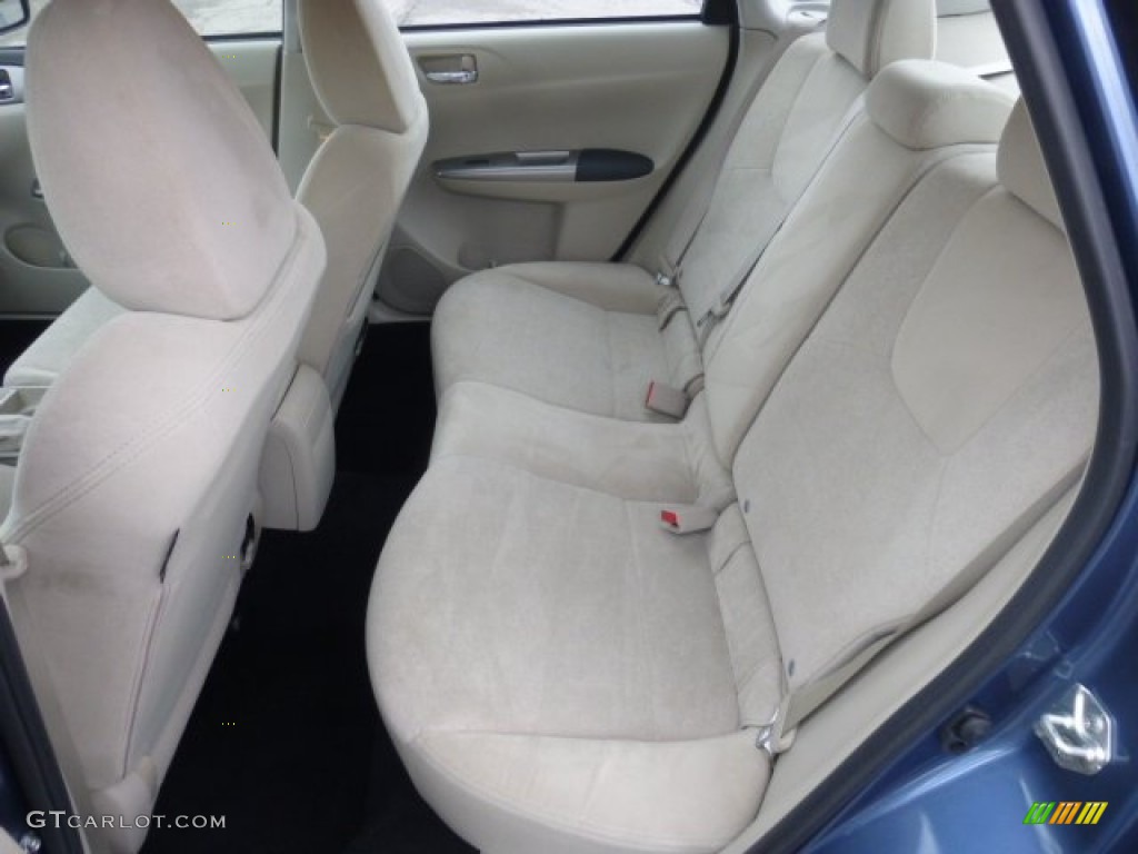 2010 Subaru Impreza 2.5i Sedan Rear Seat Photo #77411277
