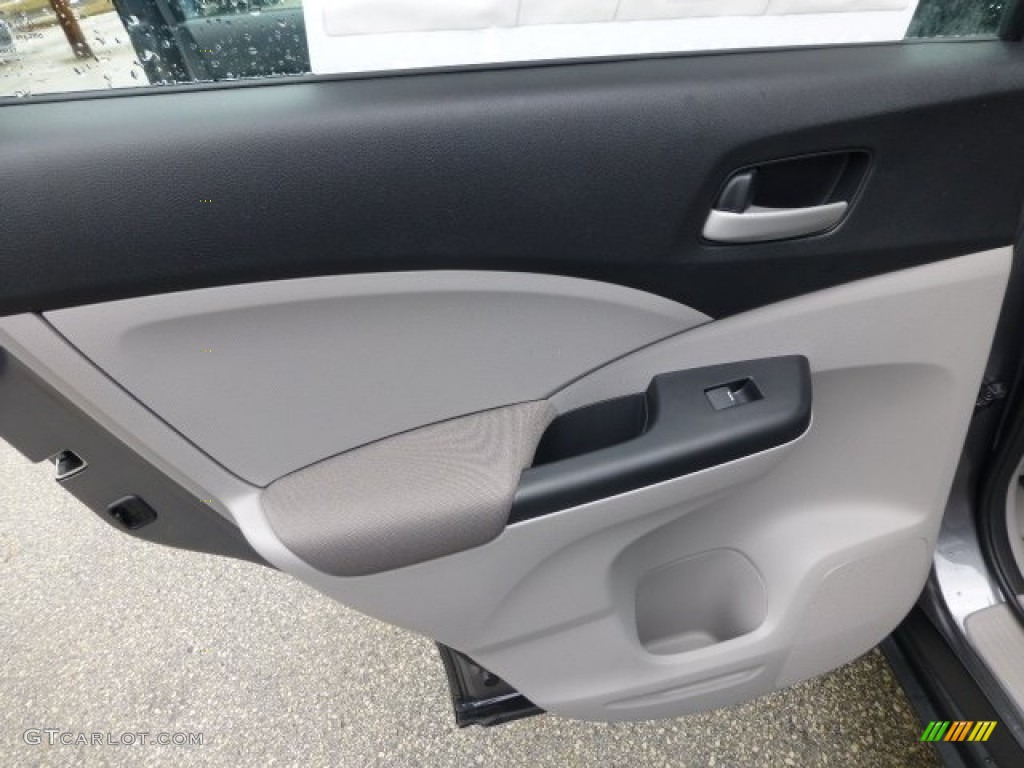 2013 CR-V LX AWD - Polished Metal Metallic / Gray photo #13