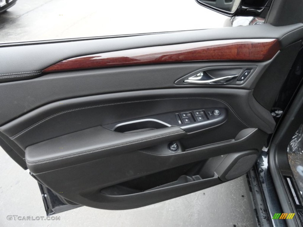 2013 Cadillac SRX Luxury FWD Ebony/Ebony Door Panel Photo #77411989