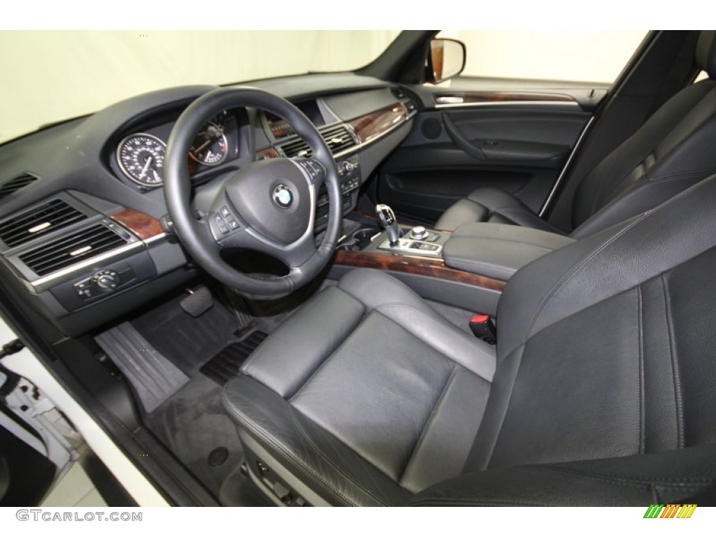 Black Interior 2008 BMW X5 3.0si Photo #77412126