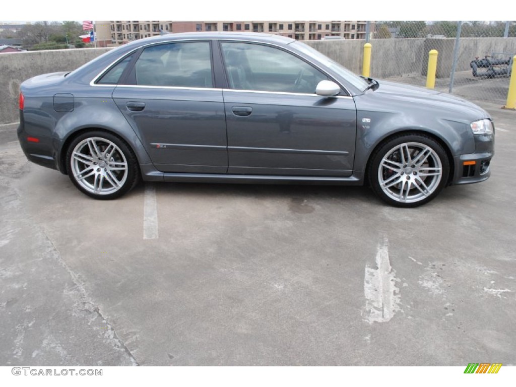 Daytona Grey Pearl Effect 2007 Audi RS4 4.2 quattro Sedan Exterior Photo #77412174
