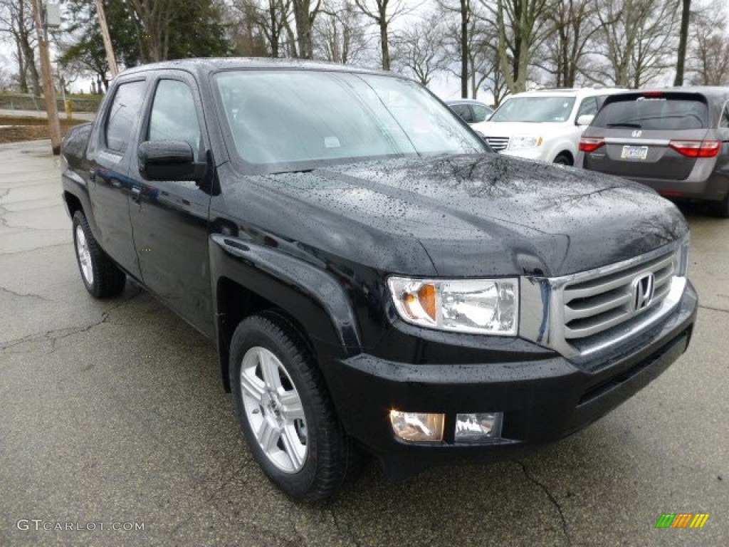 Crystal Black Pearl 2013 Honda Ridgeline RTL Exterior Photo #77412825