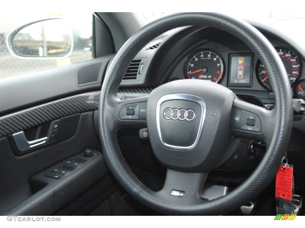 2007 Audi RS4 4.2 quattro Sedan Steering Wheel Photos