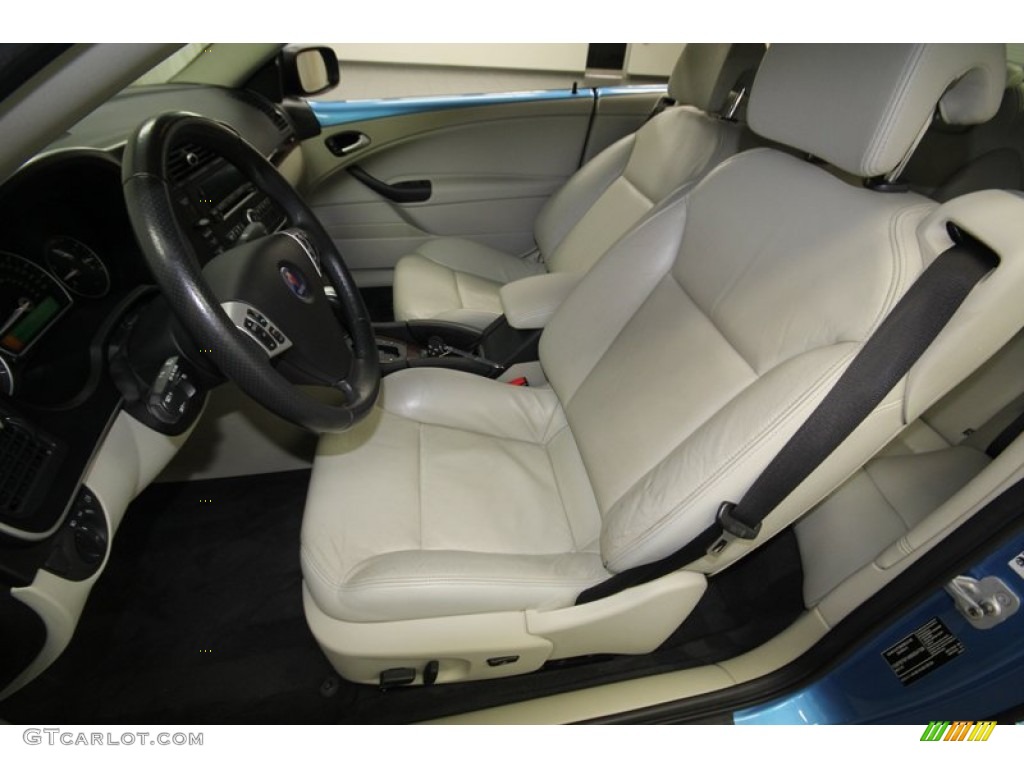 Parchment Interior 2008 Saab 9-3 2.0T Convertible Photo #77413074