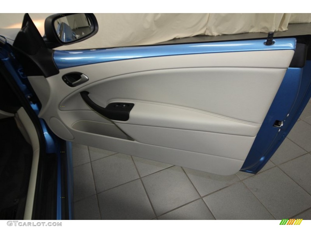 2008 Saab 9-3 2.0T Convertible Parchment Door Panel Photo #77413407
