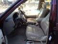 Front Seat of 2002 Pathfinder SE 4x4