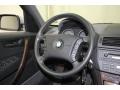2004 BMW X3 Black Interior Steering Wheel Photo