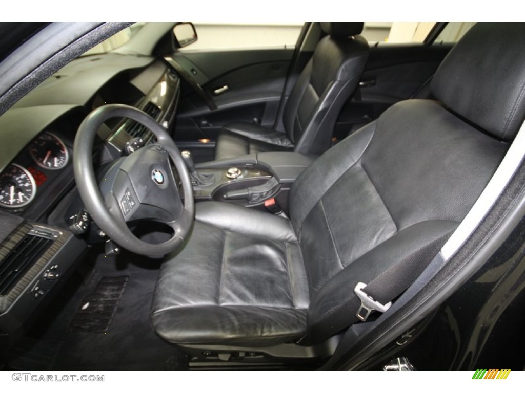 2005 BMW 5 Series 530i Sedan Front Seat Photo #77414363