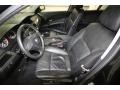 2005 BMW 5 Series Black Interior Front Seat Photo