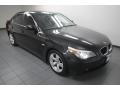 Black Sapphire Metallic 2005 BMW 5 Series 530i Sedan Exterior