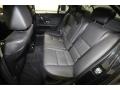 2005 BMW 5 Series Black Interior Rear Seat Photo