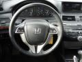 Black 2010 Honda Accord Crosstour EX-L 4WD Steering Wheel