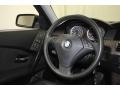 Black 2005 BMW 5 Series 530i Sedan Steering Wheel
