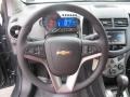 Dark Pewter/Dark Titanium 2013 Chevrolet Sonic LT Sedan Steering Wheel