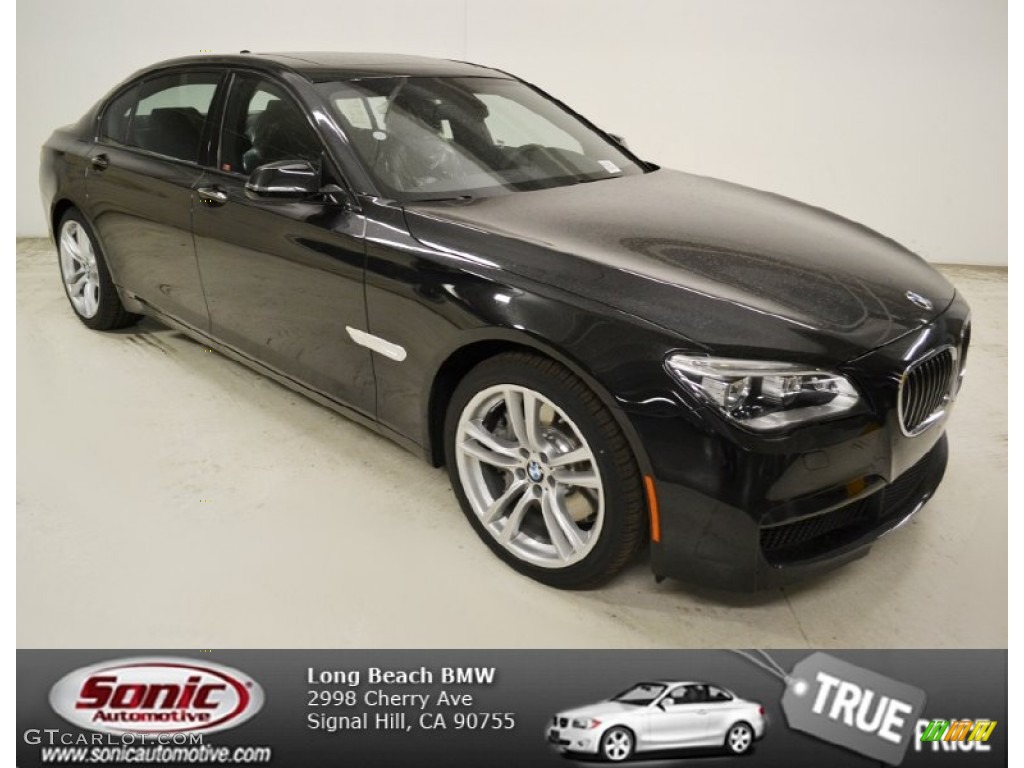 2013 7 Series 750Li Sedan - Black Sapphire Metallic / Black photo #1