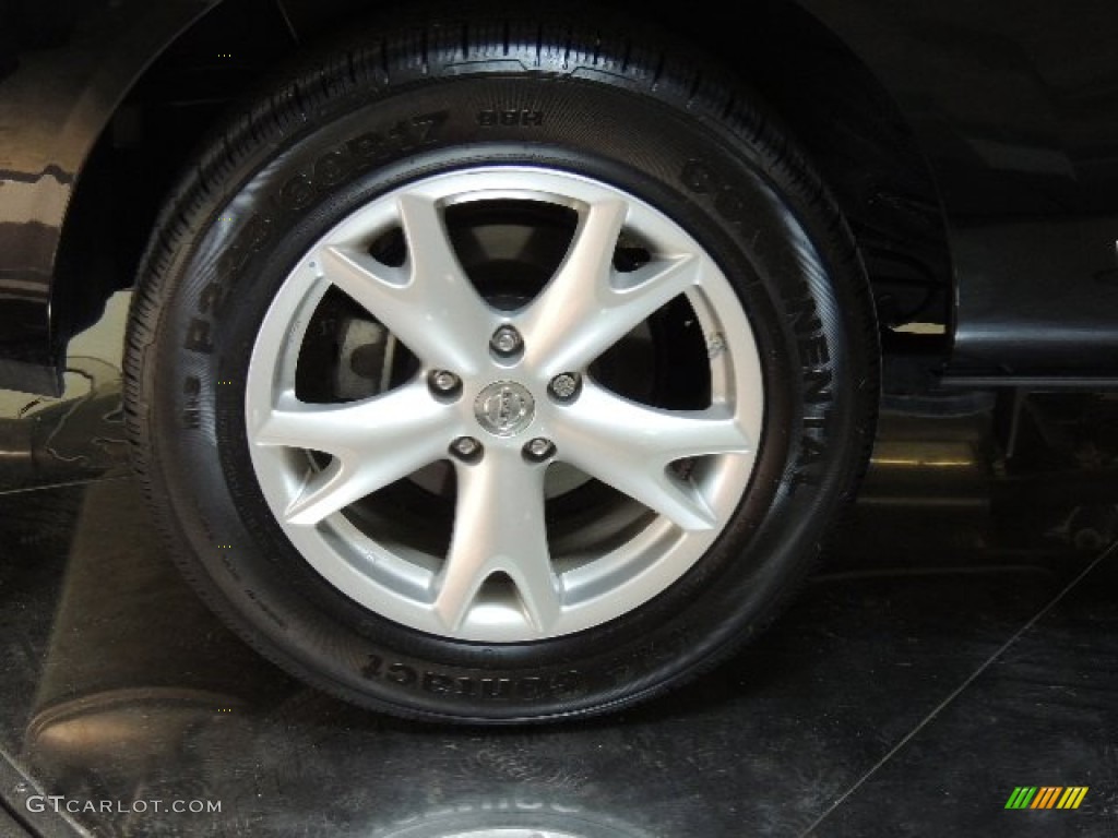 2011 Rogue SV AWD - Wicked Black / Black photo #5