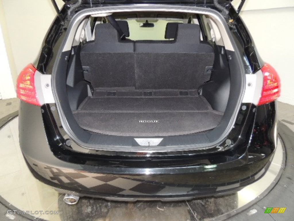 2011 Rogue SV AWD - Wicked Black / Black photo #8