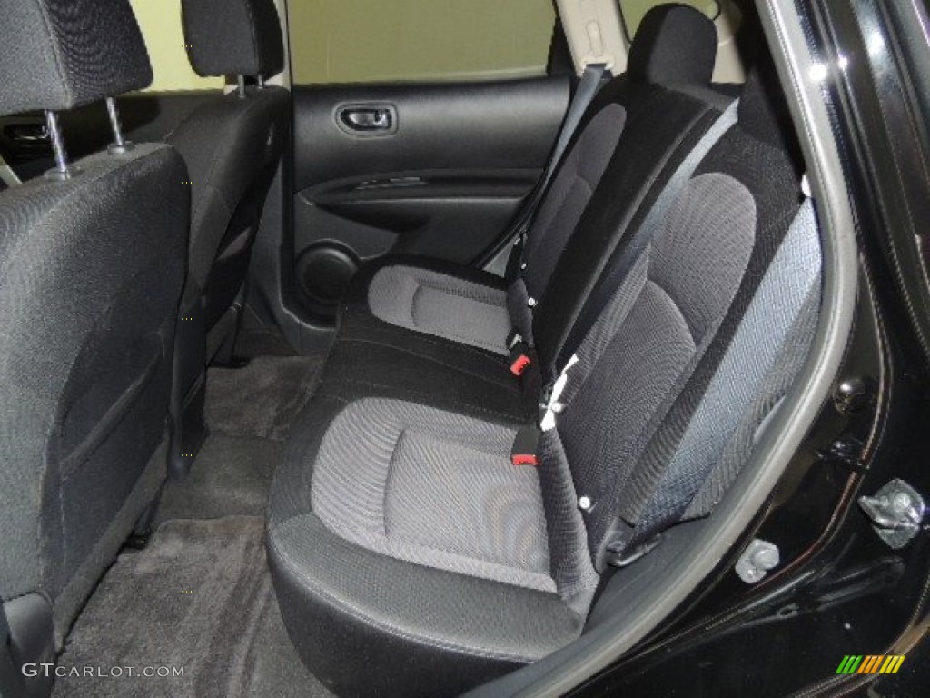 2011 Rogue SV AWD - Wicked Black / Black photo #10