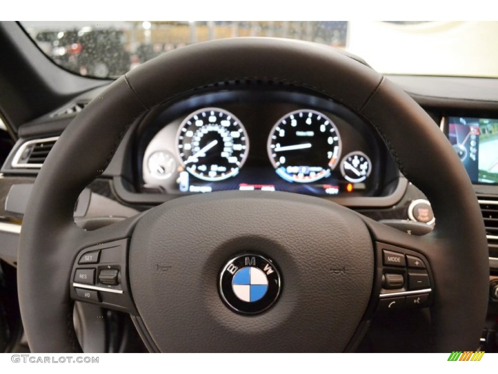 2013 7 Series 750Li Sedan - Black Sapphire Metallic / Black photo #7