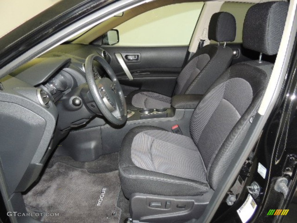2011 Rogue SV AWD - Wicked Black / Black photo #16