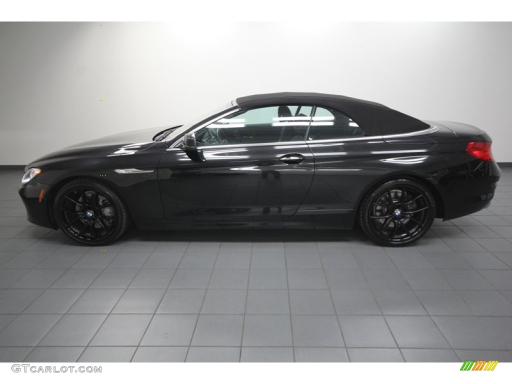 Black Sapphire Metallic 2012 BMW 6 Series 650i Convertible Exterior Photo #77415992