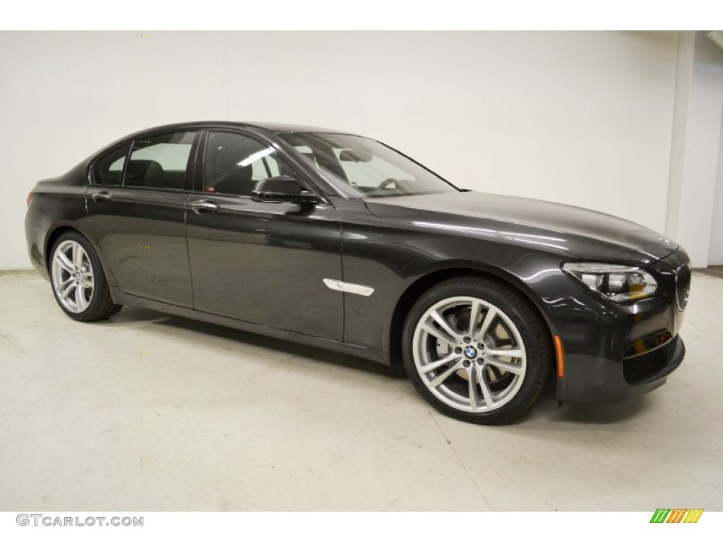 Dark Graphite Metallic II 2013 BMW 7 Series 740i Sedan Exterior Photo #77416381