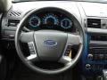Charcoal Black/Sport Blue Steering Wheel Photo for 2010 Ford Fusion #77416461