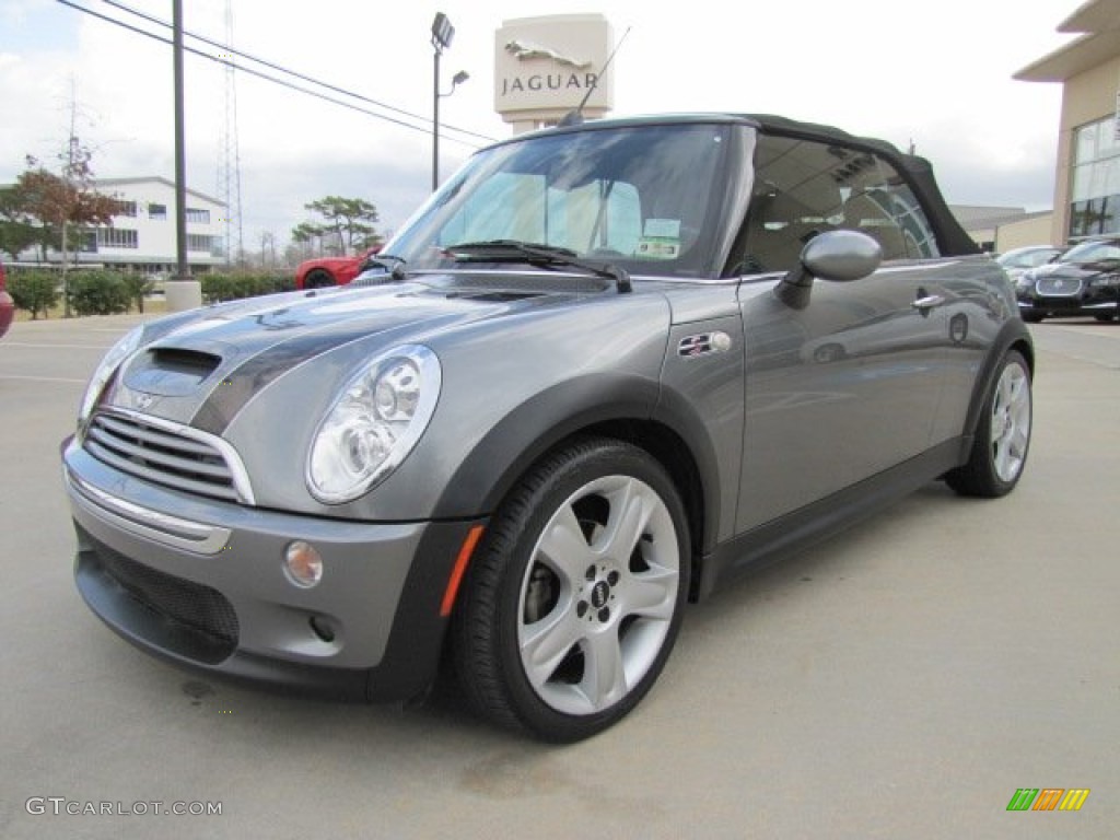 Dark Silver Metallic 2006 Mini Cooper S Convertible Exterior Photo #77417355