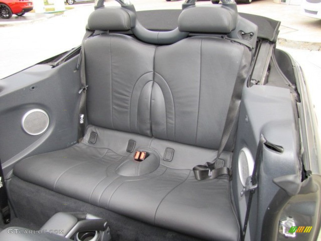 Panther Black Interior 2006 Mini Cooper S Convertible Photo #77417802