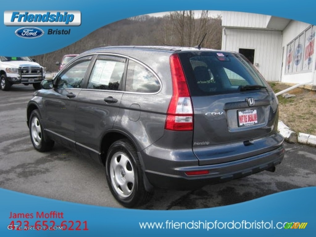 2010 CR-V LX - Polished Metal Metallic / Black photo #9