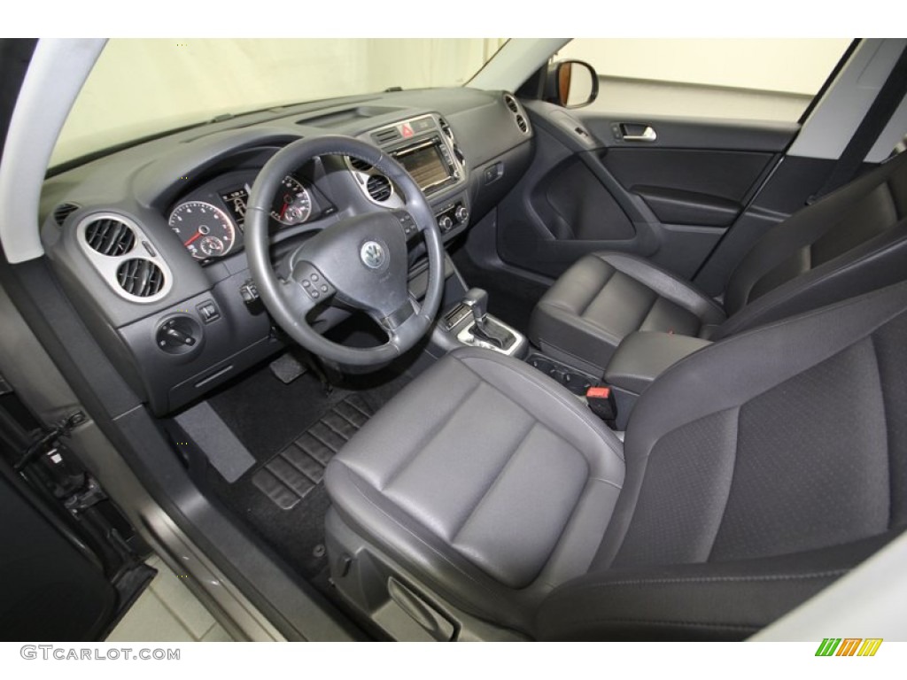 Charcoal Interior 2010 Volkswagen Tiguan Wolfsburg Edition Photo #77417856