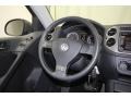 2010 Volkswagen Tiguan Charcoal Interior Steering Wheel Photo