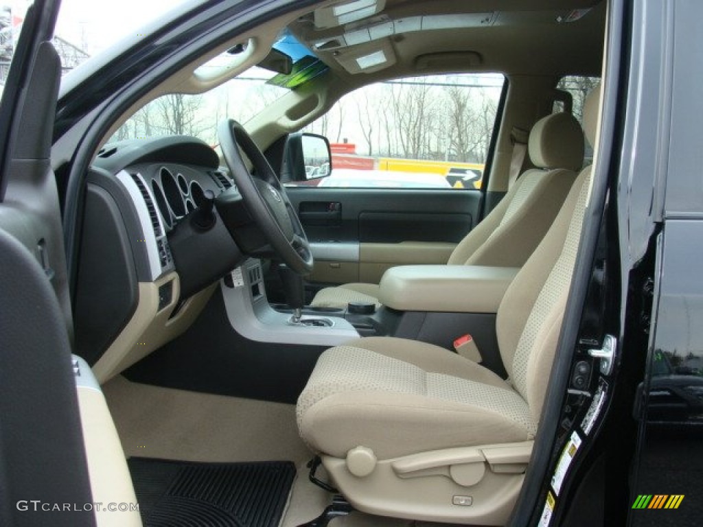 Beige Interior 2008 Toyota Tundra Double Cab 4x4 Photo #77418293