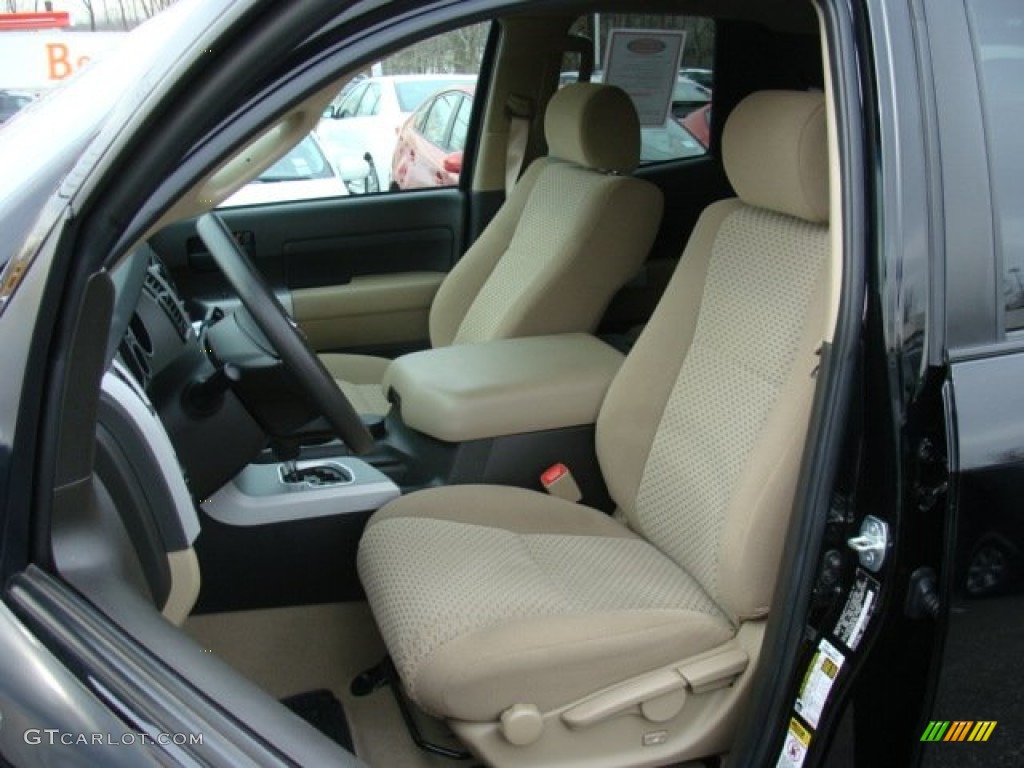 Beige Interior 2008 Toyota Tundra Double Cab 4x4 Photo #77418308