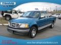 1999 Island Blue Metallic Ford F150 XLT Extended Cab  photo #3