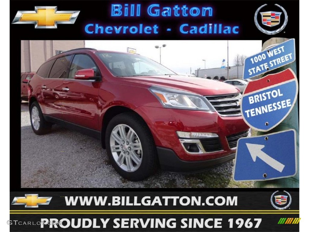 Crystal Red Tintcoat Chevrolet Traverse