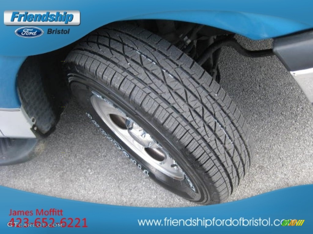 1999 F150 XLT Extended Cab - Island Blue Metallic / Medium Graphite photo #13