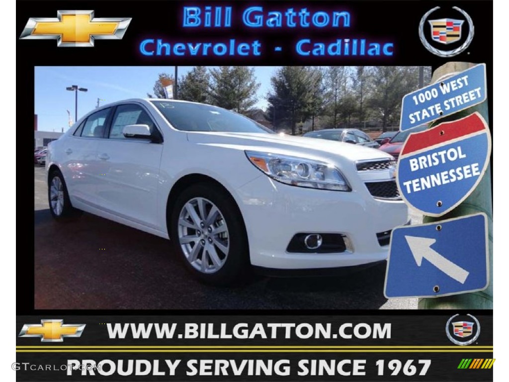 2013 Malibu LT - Summit White / Jet Black/Titanium photo #1