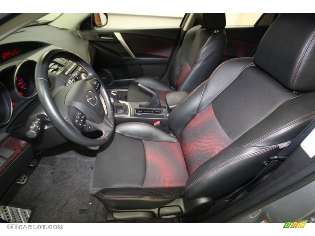 Black/Red Interior 2011 Mazda MAZDA3 MAZDASPEED3 Photo #77420208