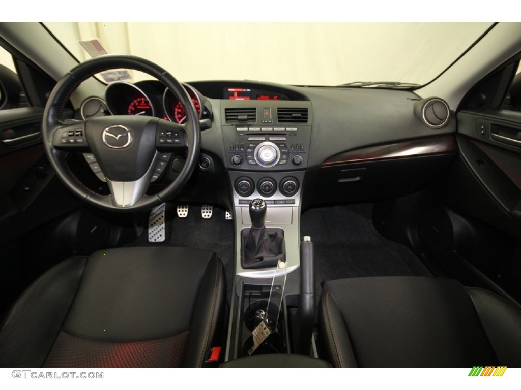 2011 Mazda MAZDA3 MAZDASPEED3 Black/Red Dashboard Photo #77420226