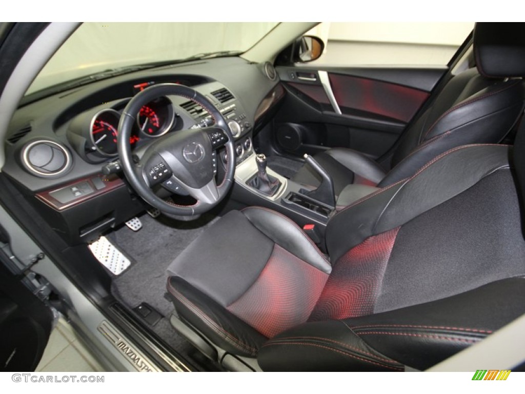 Black/Red Interior 2011 Mazda MAZDA3 MAZDASPEED3 Photo #77420403