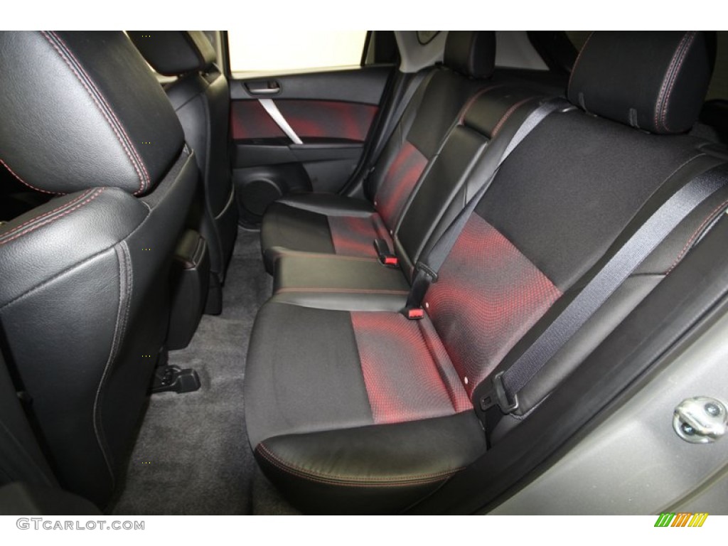 Black/Red Interior 2011 Mazda MAZDA3 MAZDASPEED3 Photo #77420424