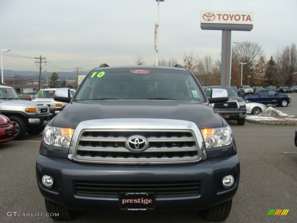 2010 Sequoia Limited 4WD - Slate Gray Metallic / Graphite photo #2